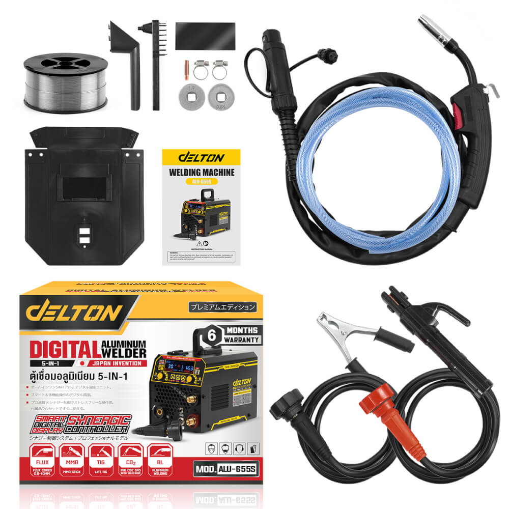 เครื่องเชื่อม INVERTER DELTON รุ่น ALU-655S ดิจิตอล 5 ระบบ_7